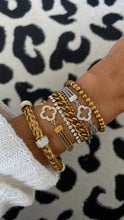 Load image into Gallery viewer, Diamond Clover Bracelet
