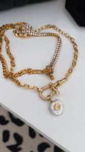 Load image into Gallery viewer, Pearl Charm Toggle Necklace
