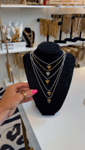 Load image into Gallery viewer, Two Toned Heart Necklace
