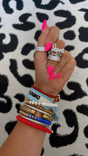Load image into Gallery viewer, Chunky Crystal Silver Ring
