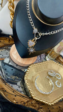 Load image into Gallery viewer, Silver And Gold Charm Necklace
