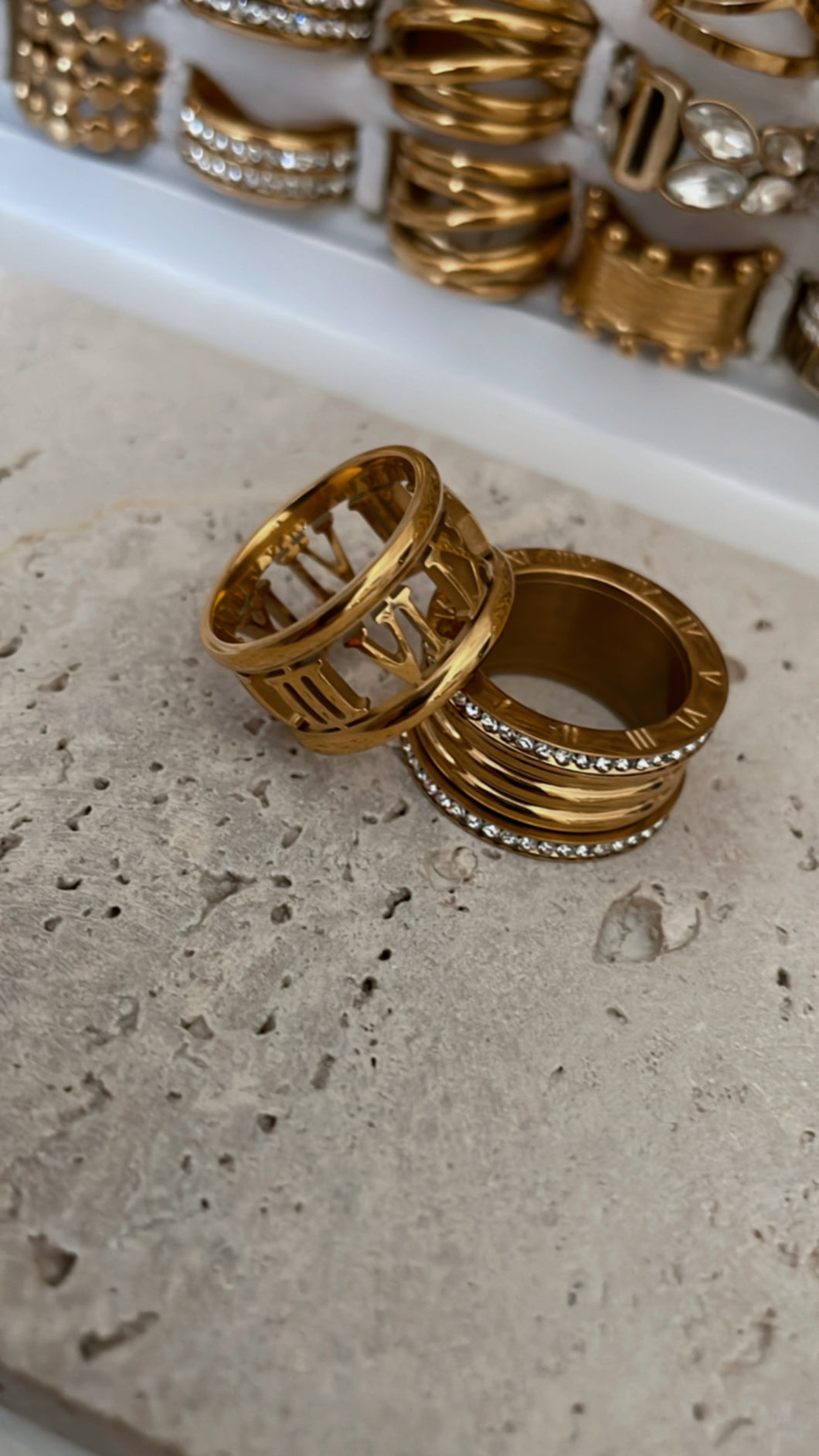 Roman Numeral Thumb Ring