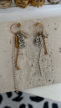 Load image into Gallery viewer, Two Toned Charm Mismatch Earrings
