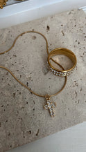 Load image into Gallery viewer, Simple Gold Cross Necklace
