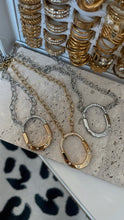 Load image into Gallery viewer, Diamond Lock Necklace
