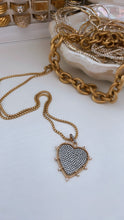 Load image into Gallery viewer, Heart Pendant Diamond Necklace
