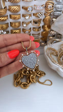 Load image into Gallery viewer, Heart Pendant Diamond Necklace
