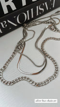 Load image into Gallery viewer, Triple Chunky Chain Necklace Sets
