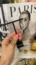 Load image into Gallery viewer, Silver Diamond Hoops
