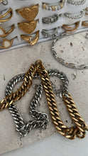 Load image into Gallery viewer, Two Toned Cuban Necklace
