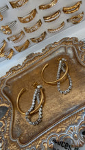 Load image into Gallery viewer, Diamond Chain Hoops
