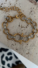 Load image into Gallery viewer, Two Toned Ring Bracelet
