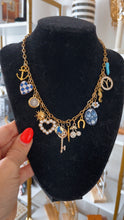 Load image into Gallery viewer, Classic Blue Charm Necklace
