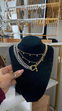 Load image into Gallery viewer, Chunky Double Two Toned Necklace

