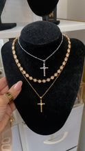 Load image into Gallery viewer, Sale Oversized Bubble Cross Necklace
