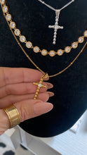 Load image into Gallery viewer, Sale Oversized Bubble Cross Necklace
