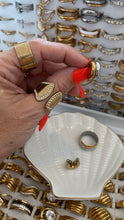 Load image into Gallery viewer, Two Toned Tiny Hoops
