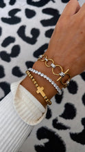 Load image into Gallery viewer, Cross Ball Bracelet
