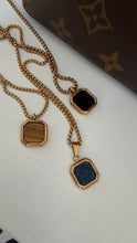 Load image into Gallery viewer, Square Stone Necklaces
