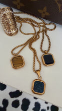 Load image into Gallery viewer, Square Stone Necklaces
