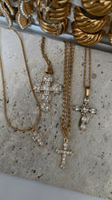 Load image into Gallery viewer, The Perfect Diamond Cross Necklace
