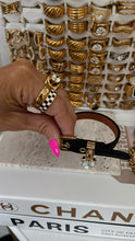 Load image into Gallery viewer, Leather Heart Buckle Bracelet
