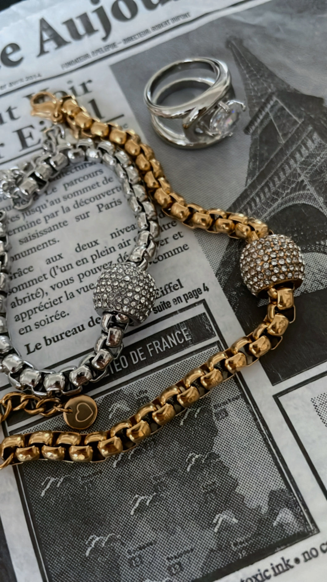 Diamond Ball Bracelet