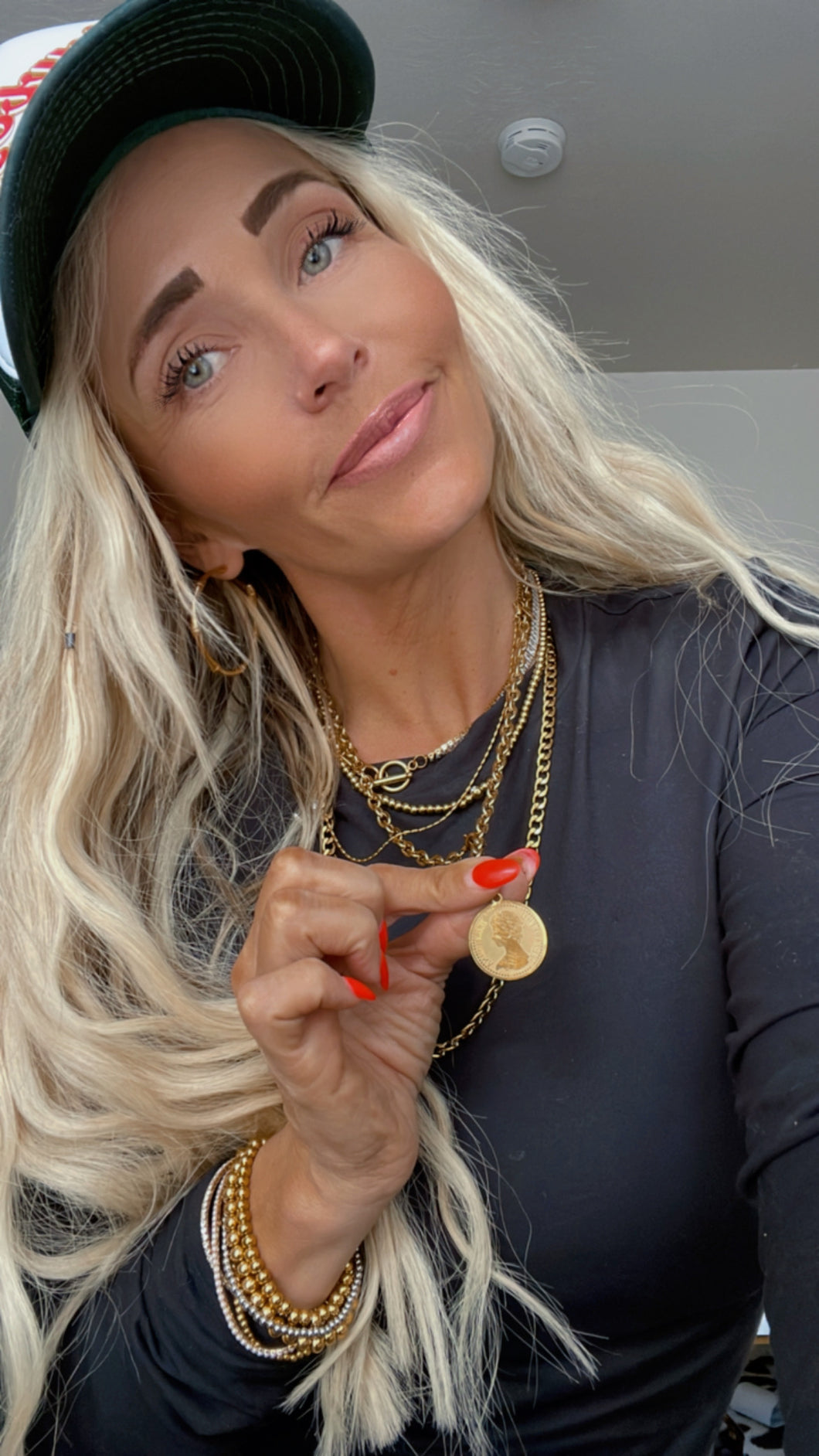 Double Coin Necklace
