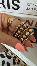 Load image into Gallery viewer, Two Toned Ball Bracelets
