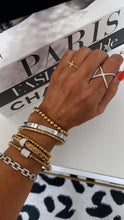Load image into Gallery viewer, Criss Cross Silver Ring
