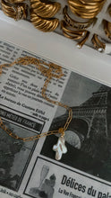 Load image into Gallery viewer, Pearl Cross Necklace

