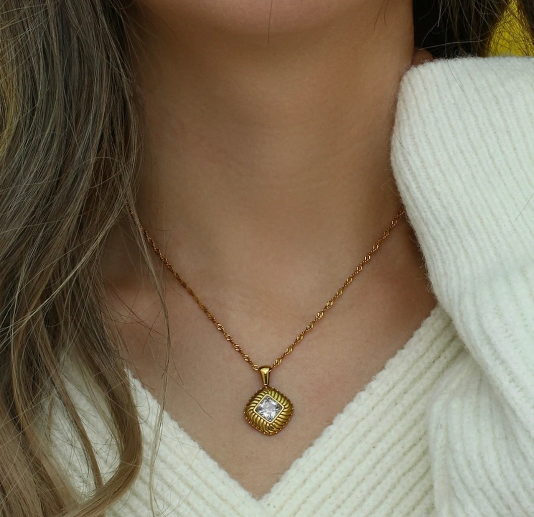 Diamond Charm Necklace