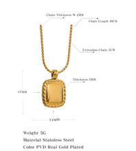 Load image into Gallery viewer, Box Pendant Necklace
