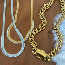 Load image into Gallery viewer, Herringbone Diamond Necklace
