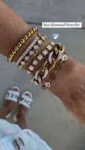 Load and play video in Gallery viewer, New Gold Diamond Tennis Bracelets
