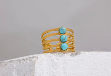 Load image into Gallery viewer, Boho Turquoise Ring
