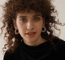 Load image into Gallery viewer, Fancy Girl Hoop Earrings
