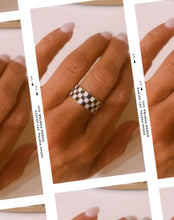Load image into Gallery viewer, Checkerboard Ring
