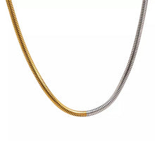 Load image into Gallery viewer, Two Toned Rope Necklace
